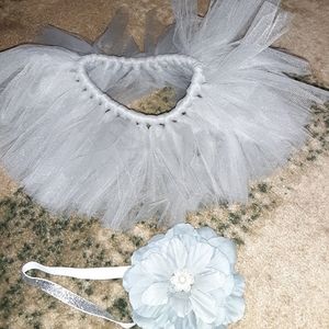 Newborn girl tutu and headband